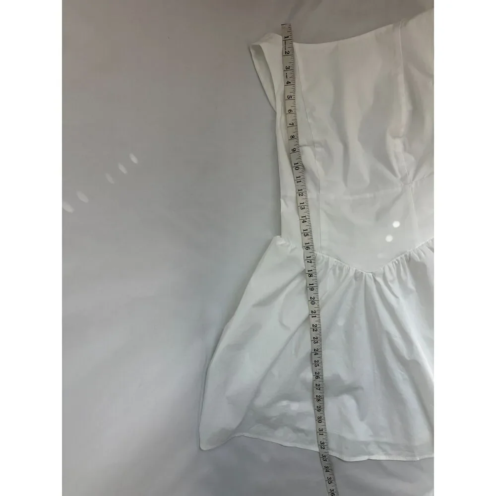 New White Mini Dress